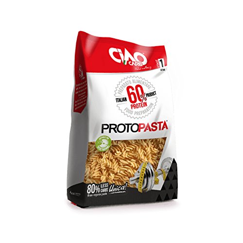 Pasta CiaoCarb Protopasta Fase 1 Fusilli 250 g 5 porciones individuales 50g