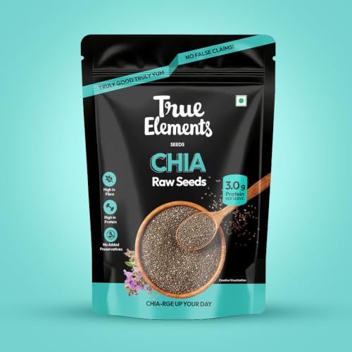Image of True Elements Chia Seeds 500g - Dirt & Stone Free Premium Seeds