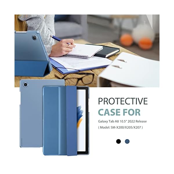 ProCase Hülle für Galaxy Tab A8 10.5”(SM-X200/ X205) 2022 Dreifach Falt Klapp Schutzhülle Case Ultra Dünn Leicht Ständer… – Bild 9