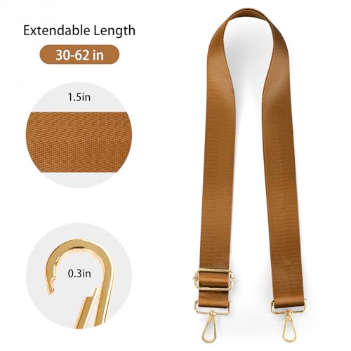 Image of Purse Straps Replacement Crossbody Straps for Purses,Wide Shoulder Strap for Bags Extender Guitar Straps for Handbags