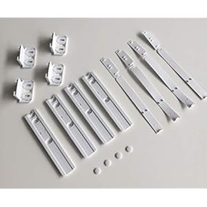 MDS Ersatzteile Deurscharnier sleepscharnier scharnier voor koelkast Bauknecht Whirlpool 481231019131 48400000857 4-delige set