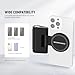 NEEWER Basics Magnetic Phone Camera Grip Handle with Shutter Remote Compatible with MagSafe iPhone ONLY, 18W Magnetic Charging, 5000mAh Rechargeable for Vlog Selfie Tripod Video Recording, WS-25001