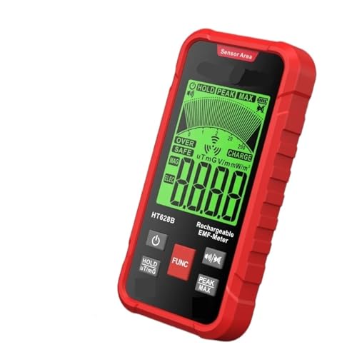 Medidor EMF HT628A detector campo eléctrico y radiación miniatura 1