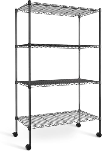 Simple Deluxe Heavy Duty 4-Shelf Storage Shelving Unit, 36