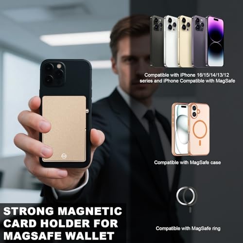 Soporte ajustable y cartera de metal para iPhone 13 que ahorra espacio 3