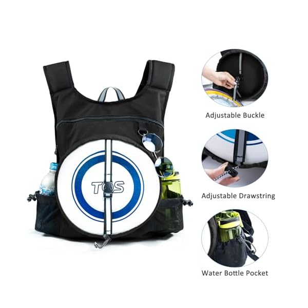 Gym Backpack with Zipper, Multi-pocket Sports Bags Gym Bags for Men - Image 4