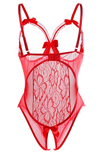 Lingerie for Women One-Piece Teddy Lingerie Sexy Bodysuit Lace Nightie