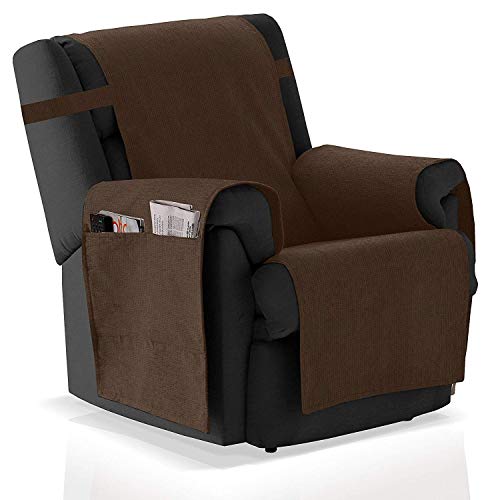 JM Textil Sesselschone GEA Grösse 1 Sitzer (55 cm.), Farbe Tabak