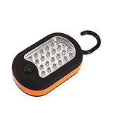 Leegoal 27 LED Super Bright Compact Waterproof Home Work Light Hanging Hook Orange