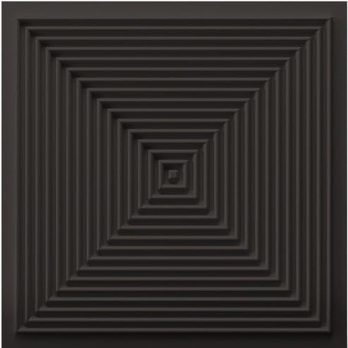 Image of Kayra Decor 3D PVC Wall Panels for Bedroom & Living Room | Pryamid Design |Black Color | 19.7 x 19.7 Inch | Pack of 12 | 32.28 Sq Ft