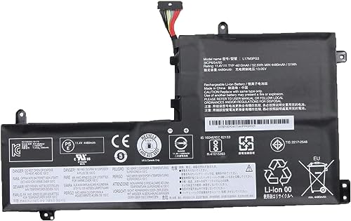 11.4V 52.5Wh L17L3PG1 Bateria de Repuesto para computadora portatil Compatible for Lenovo Legion Y530-15ICH Y7000 2019 1050 Y700