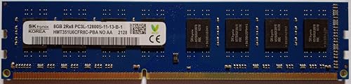 Image of Hynix 8GB DDR3 Desktop RAM 1600 MHz Compatible PC3L-12800U 2Rx8 Dual Rank with 3 Years Warranty (This RAM is NOT for Laptop)