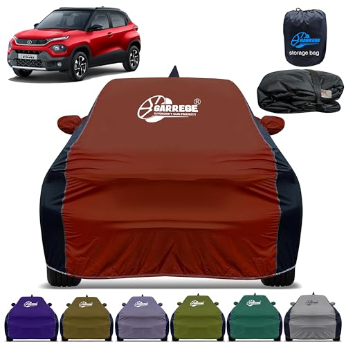 Image of Car Cover for Tata Punch Cng All-Weather & Scratch Protection with Mirror & Antenna Pockets | Washable Fabric | Custom Fit | Premium Multicolor | We Send Any One Color from Showing Image