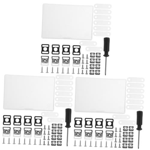 Happyyami 3 Boxes Hockey Helmet Repair Kit Chin Buckle Screws Nuts for Ice Hockey Baseball