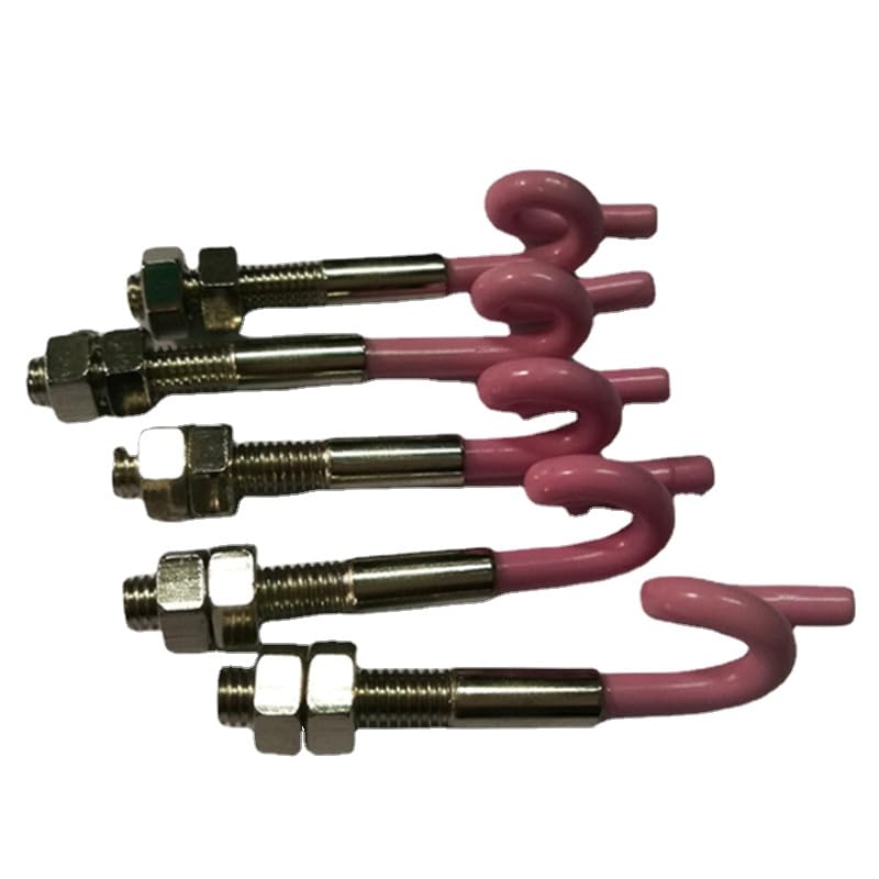 5pc wear-resistant porcelain eye textile ceramic pig tail thread M5 length 53mm pig tail coil wire jumper wire coil