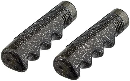 Lowrider Sparkle Flake Bicycle Grips, (Black)