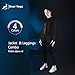 Workout Sets for Women 2 Piece Seamless Long Sleeve Yoga Outfits Active Leggings All Zippy Jacket Gym Set(Black/S)