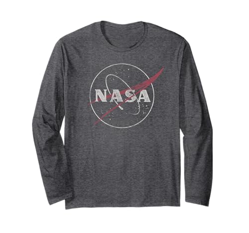 NASA Distressed NASA Bug Logo Long Sleeve T-Shirt
