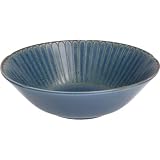 美濃焼 皿 鉢 ボウル 平鉢 約17cm 食洗機対応 レンジ対応 光彩ブルー 日本製 133-60218