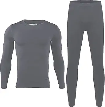 HEROBIKER Long Johns Thermal Underwear for Men Skiing Winter Warm Hunting Gear Fleece Lined Base Layer Set Top Bottom