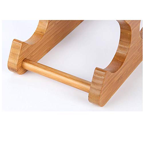 Soporte de madera para 6 botellas para mesa miniatura 5
