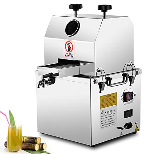 Sugarcane Juicer Machine 350W Slow Masticating with Feed Chute Tray - Make High Nutritive Fruit & Sugarcane Juice - 450kg/hr Squeezer