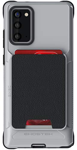 Ghostek Exec Magnetic Wallet Case for Galaxy Note20 with Card Holder and Accessories Heavy Duty Protection Shockproof Military Grade Protective Cover for 2020 Galaxy Note 20 5G (6.7 Inch) - (Gray)