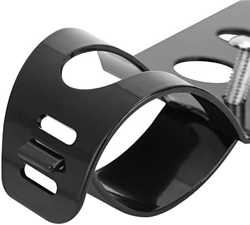 OSAN Motorcycle Headlight Mount Brackets 35mm-43mm Fork Ear for Chopper Cafe Racer (Black)