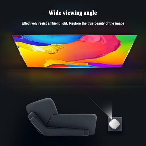 Pantalla de proyección doble cara 200 pulgadas 16:9 portátil miniatura 3