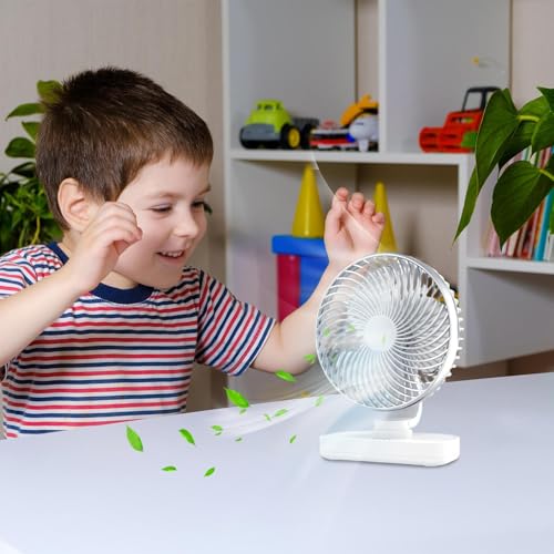 Ventilateur de bureau compact Teksome portable et oscillant - 8