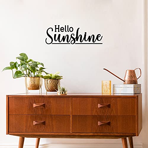 Vinilo decorativo para pared Hello Sunshine 9" x 27"