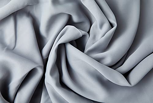 Emma Barclay – Ring Top Blackout Door Curtain for Bedroom Living Room Thermal Insulated Woven Eyelet Blackout Single Curtain Cali Collection (66” x 84” Inch)(Gray) - Cosy Home Interiors Emma Barclay – Ring Top Blackout Door Curtain for Bedroom Living Room Thermal Insulated Woven Eyelet Blackout Single Curtain Cali Collection (66” x 84” Inch)(Gray) - Image 4