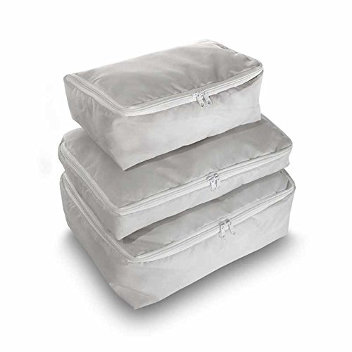 Organizador para Malas com 3 peças- CINZA