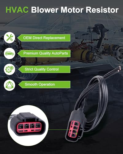 Image of SCITOO Heater HVAC Blower Motor Wire Harness fit for Ford Escape 2008-2012 /for Ford Expedition 2007-2016 /for Ford F-150 2004-2014 /for Ford F-250 Super Duty 2007 2008 2009 2010 Resistor Regulator