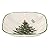Spode Christmas Tree Sculpted Square Dish - 5.5" Festive Serving Bowl for Holiday Appetizers, Christmas Desserts, Seasonal Snacks, Winter Table Décor - Fine Earthenware - Christmas Tableware