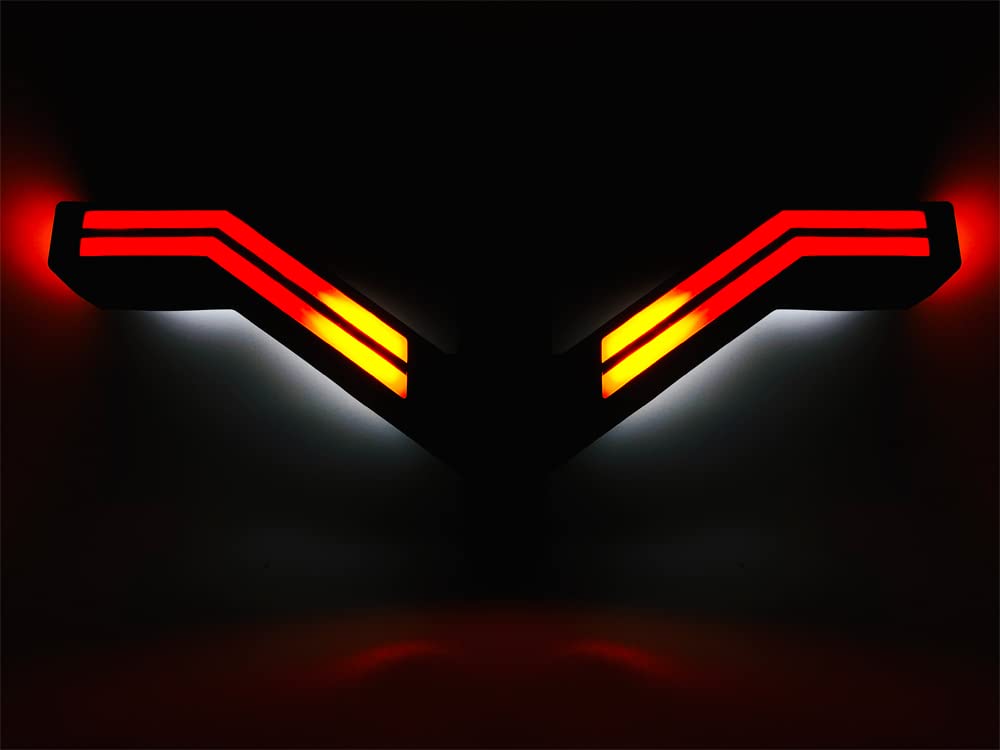 GALIBOS LED NEON CUERNOS TRASEROS CUATRO COLORES CON INTERMITENTES DINAMICOS 12V 24V HOMOLOGADOS (Lado Derecho y Izquierdo)