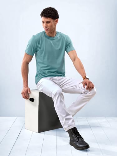 Image of Lux Nitro Cotton Round Neck T-Shirt for Men | Half Sleeve | Regular Fit | Comfortable Everyday Casual Wear