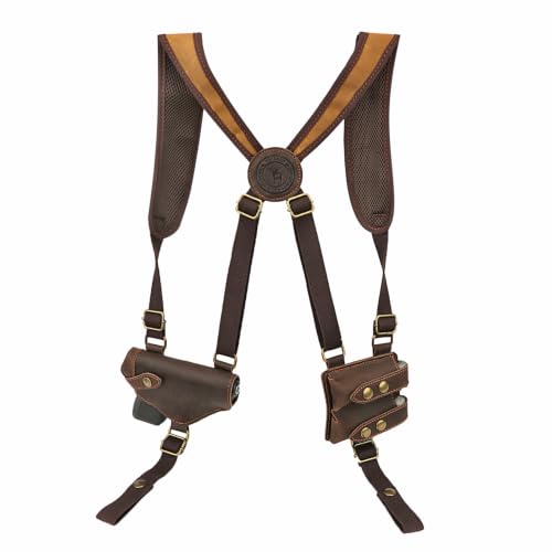 Canvas Leather Horizontal Shoulder Rig