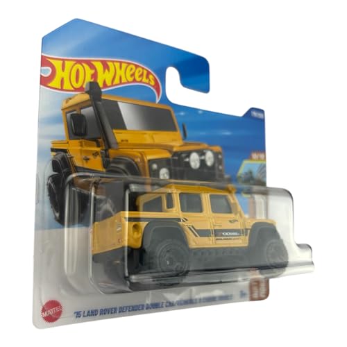 Hot Wheels Land Rover Defender Double Cab 1:64 miniatura 3