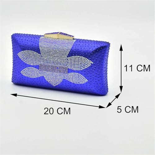 Womens Rhinestones High Heel Shoes And Bag Matching Set Wedding Party Pumps And Bag Set3