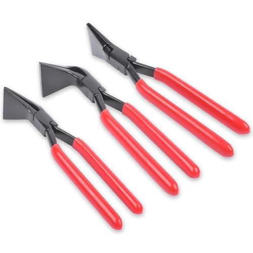3-Piece Folding Pliers Sheet Metal Pliers Set: 0° 45° 90° Bending Pliers Set Spengler Tool – 270 mm Length