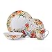 Fitz & Floyd Garden Delight 32 Piece Floral Dinnerware Set, Service for 8, Multicolored
