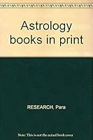 Astrology books in print 0914918257 Book Cover