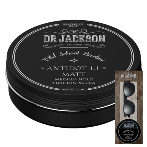 DR. JACKSON Cera Texturizadora Cabello - Fijador de Pelo en Pasta - Cera Cabello Hombre de Fijacion Media para moldear tu peinado - Cera para el Pelo Libre de Siliconas y Alcoholes