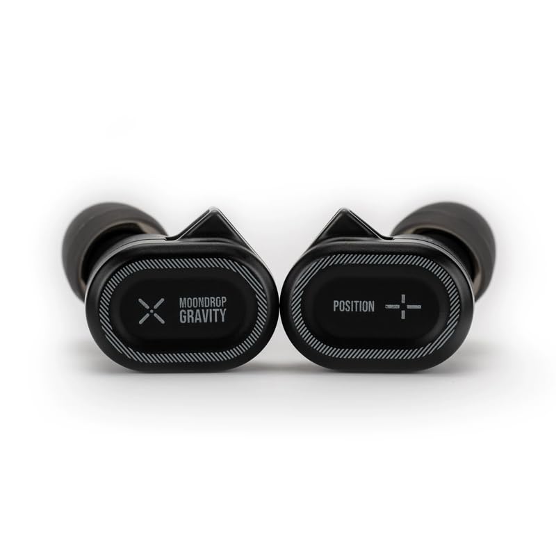 Moondrop Posición de auriculares AI cancelación de ruido HiFi con cable in-ear Gaming USB-C (negro)