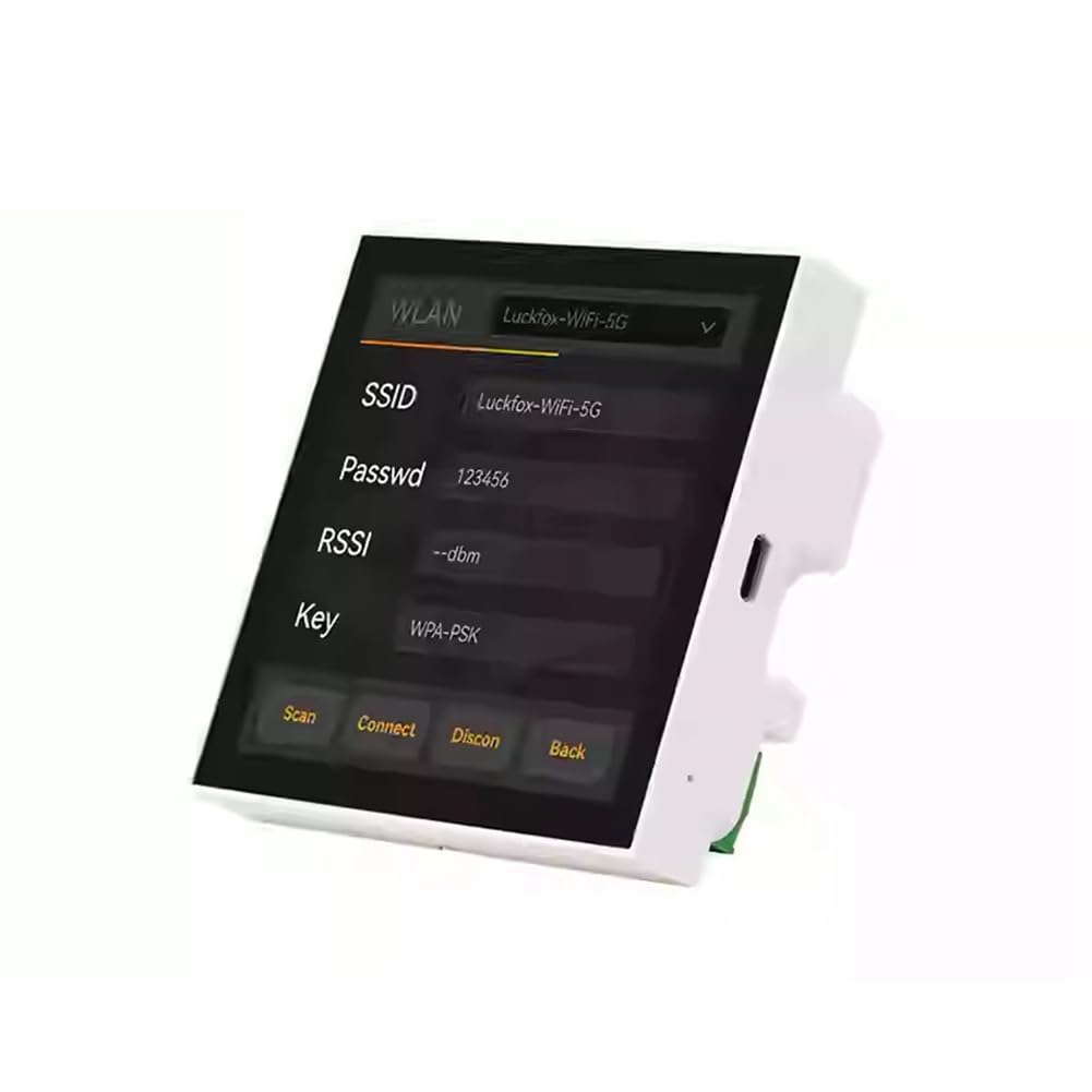 4 Inch Smart Scene Wall Switch 86 Touch Screen Center Control Panel RV1106G2 0.5TOPS with WIFI Bluetooth