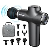 Merach Mini Massage Gun, Upgrade Powerful Deep Tissue Percussion Muscle Massager Gunfor Athletes, 8