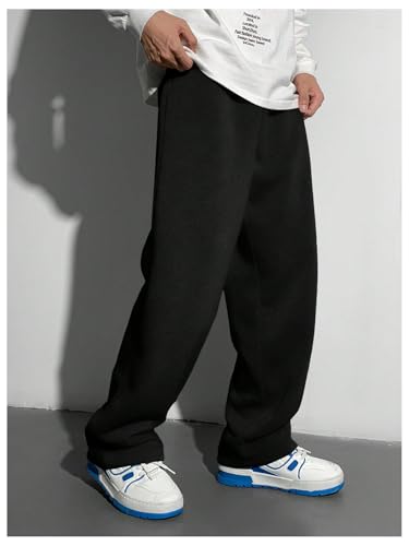 SOLY HUX Boy's Sports Athletic Sweatpants Wide Leg Casual Fall Letter Elastic Waist Baggy Pants3