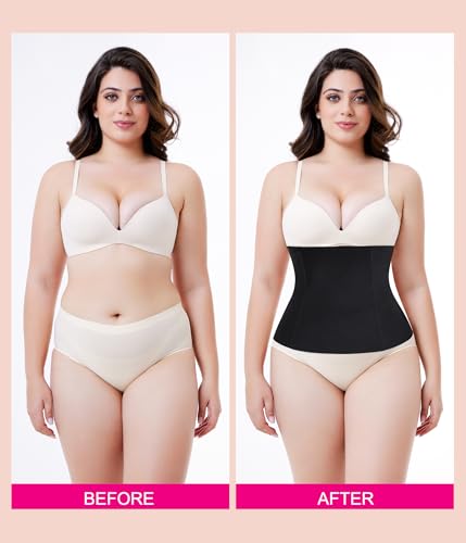 Nebility Waist Trainer for Women Plus Size Corset Shapewear Tummy Control Waist Cincher Postpartum Girdle Body Shaper2