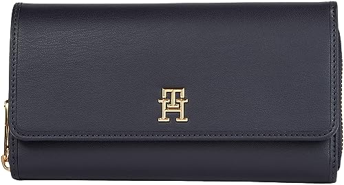 Tommy Hilfiger TH CITY SUMMER L FLP WALLET, Damen Geldbörsen, Space Blue,